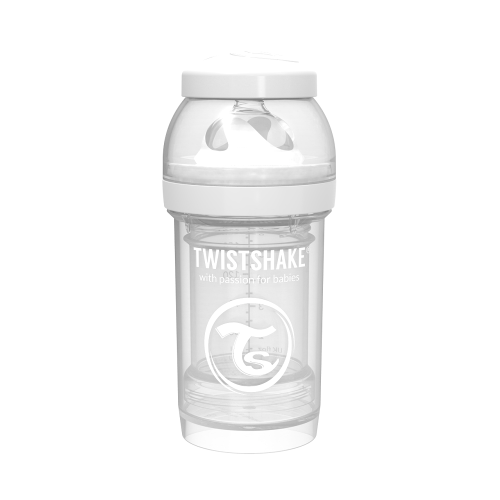 Twistshake Biberón Anti-cólicos con Dosificador 180 ml/ 6 Oz