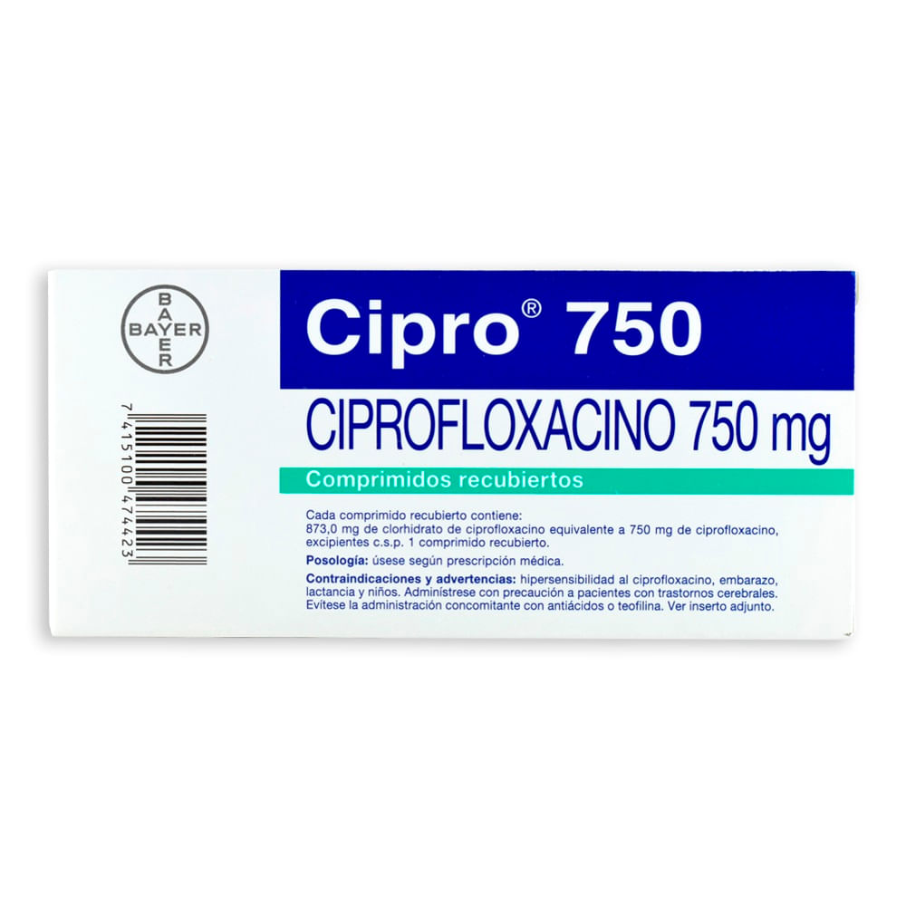 Cipro Xr 750 Mg