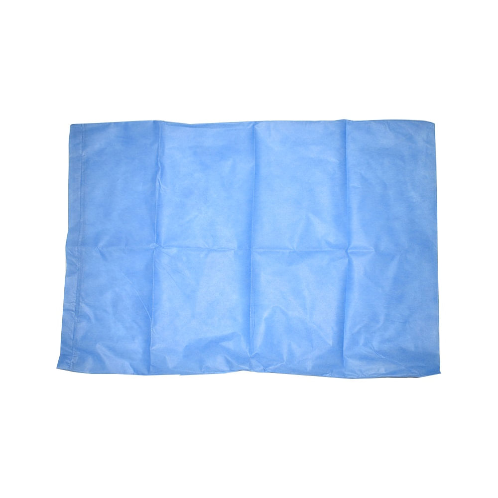 Funda para almohada en tela SMS 35g azul 50 x 75 cm paquete con 10