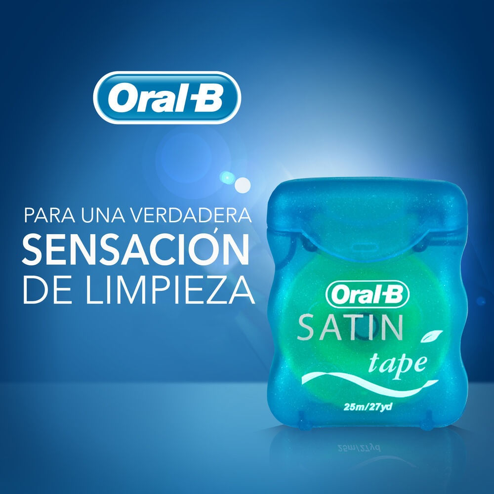 impermeable Picotear Mujer hermosa Hilo Dental Oral-B Satin Tape X 25Mt-Locatel Colombia