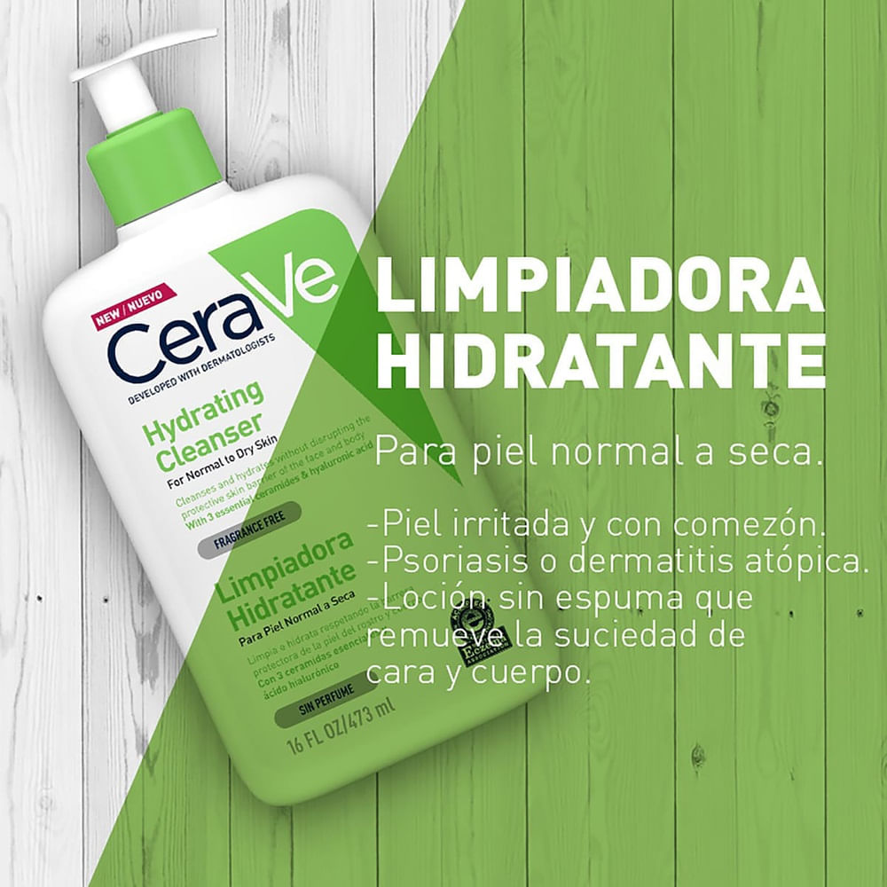 Limpiador Hidratante Cerave X 473Ml-Locatel Colombia - Locatel