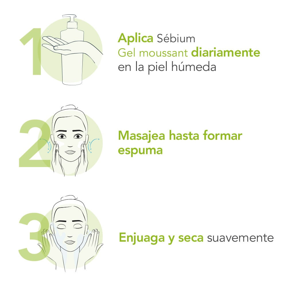 Bioderma Sébium Gel Moussant limpiador para piel mixta a grasa x  200ml-Locatel Colombia - Locatel