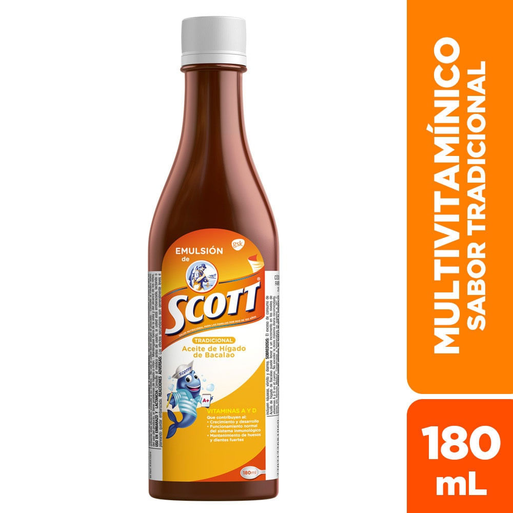 Emulsion de Scott Sabor Naranja