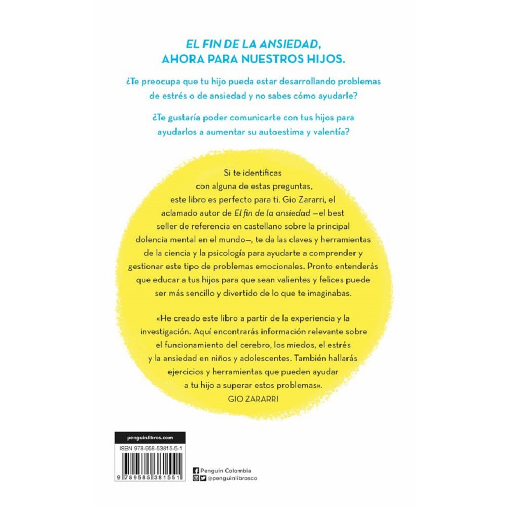 Libro Fin De La Ansiedad En Niños Y Adolescentes-Locatel Colombia - Locatel