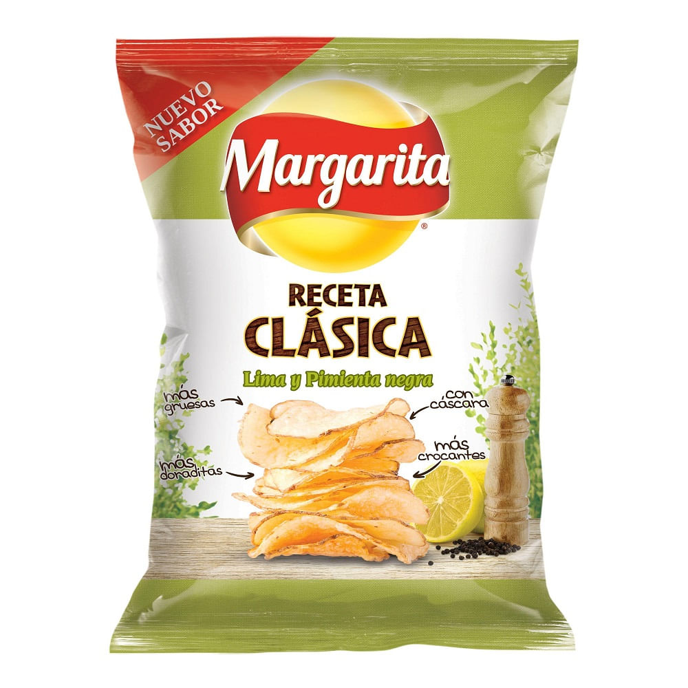 Papas Margarita Receta Clasica Limon Pimienta X 37G-Locatel Colombia