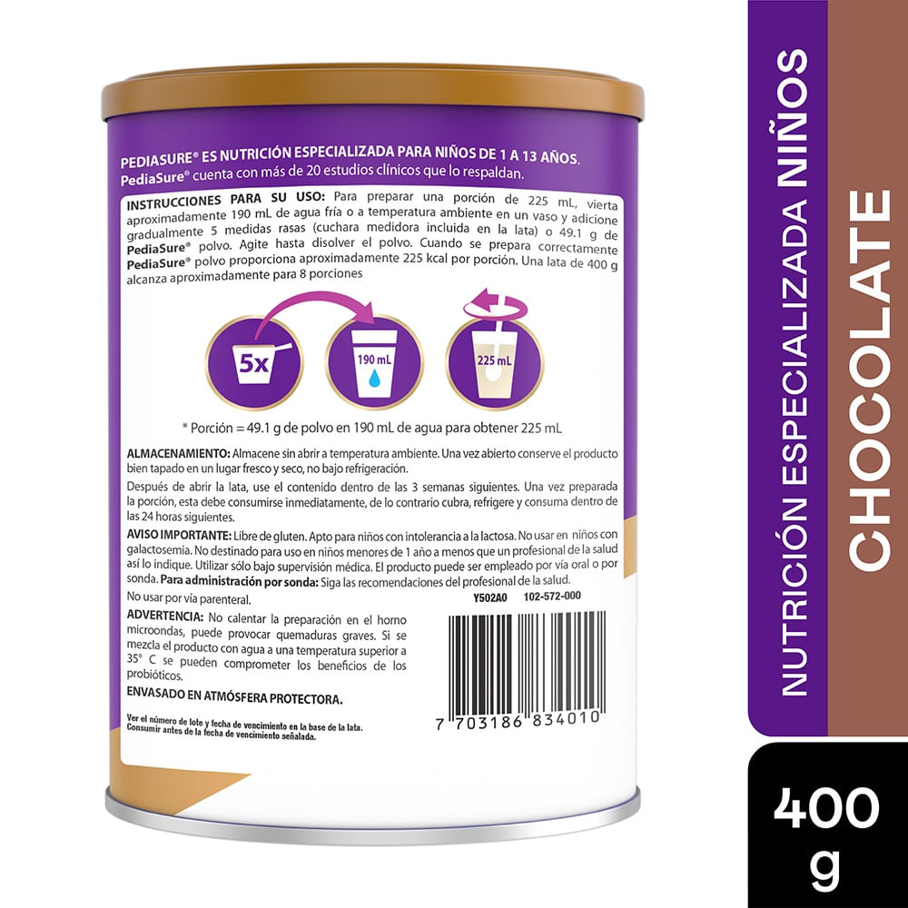 Pediasure Chocolate X 220Ml-Locatel Colombia - Locatel