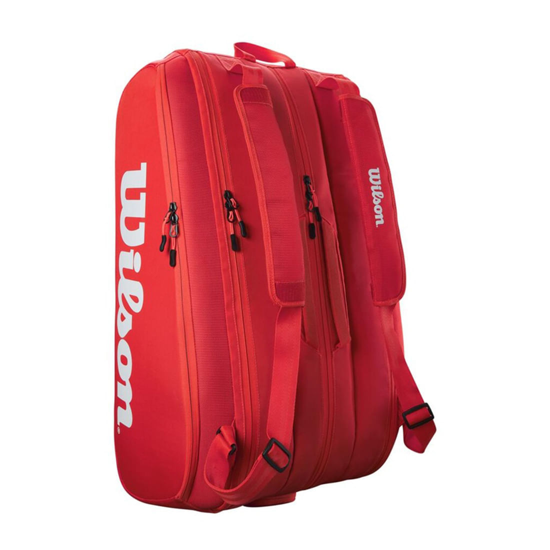 Bolso Raquetero Tenis Wilson 9pk Super Tour Rojo Locatel