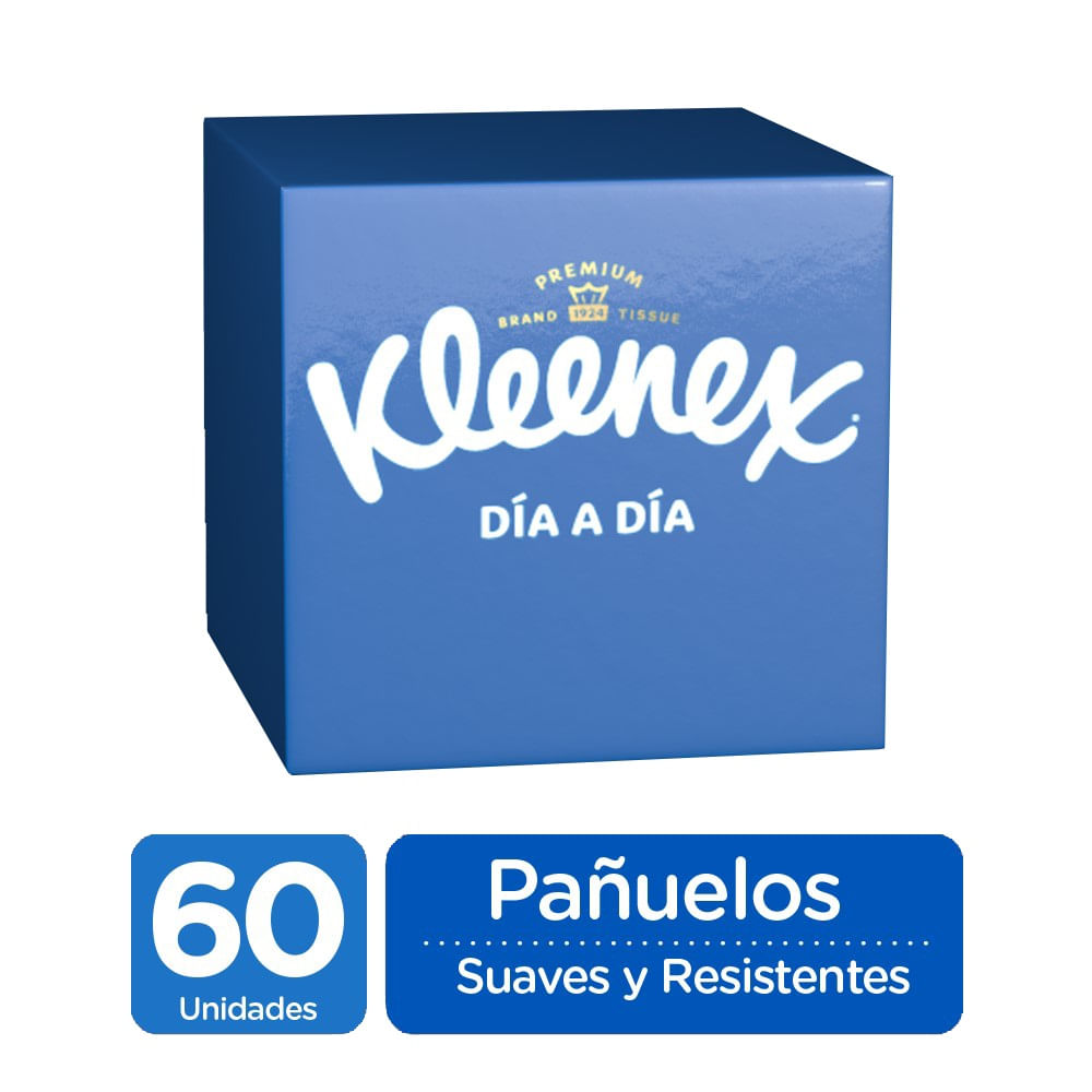 Pañuelos Faciales Kleenex Original Cubo X 60Und-Locatel Colombia - Locatel