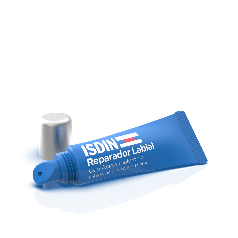 ISDIN Reparador Labial Stick 4g Protege y repara los labios Reparador Labial  en barra. Su fórmula con ácido hialurónico, protege y repara…