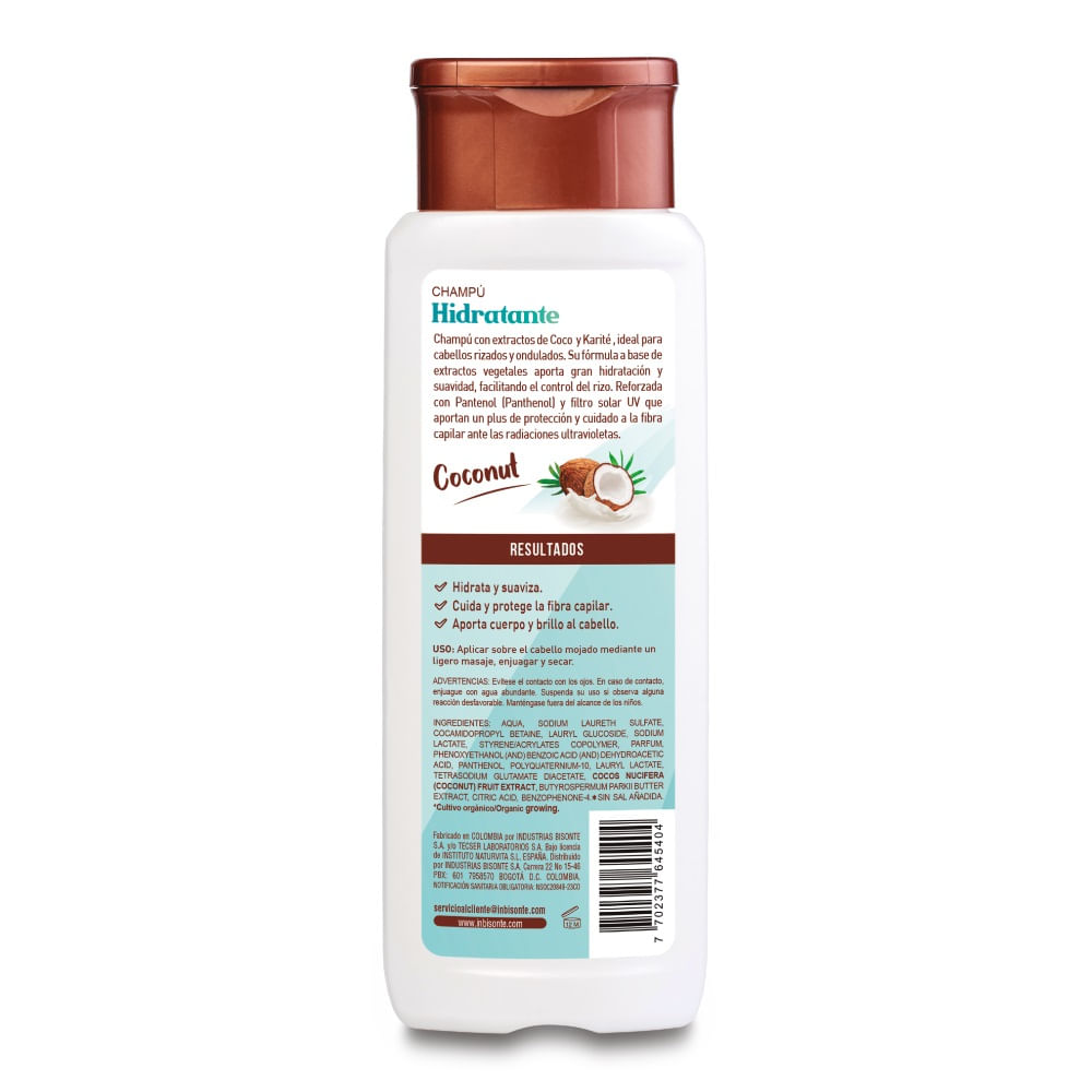 Shampoo Hidratante de Coco Secrets 300ml