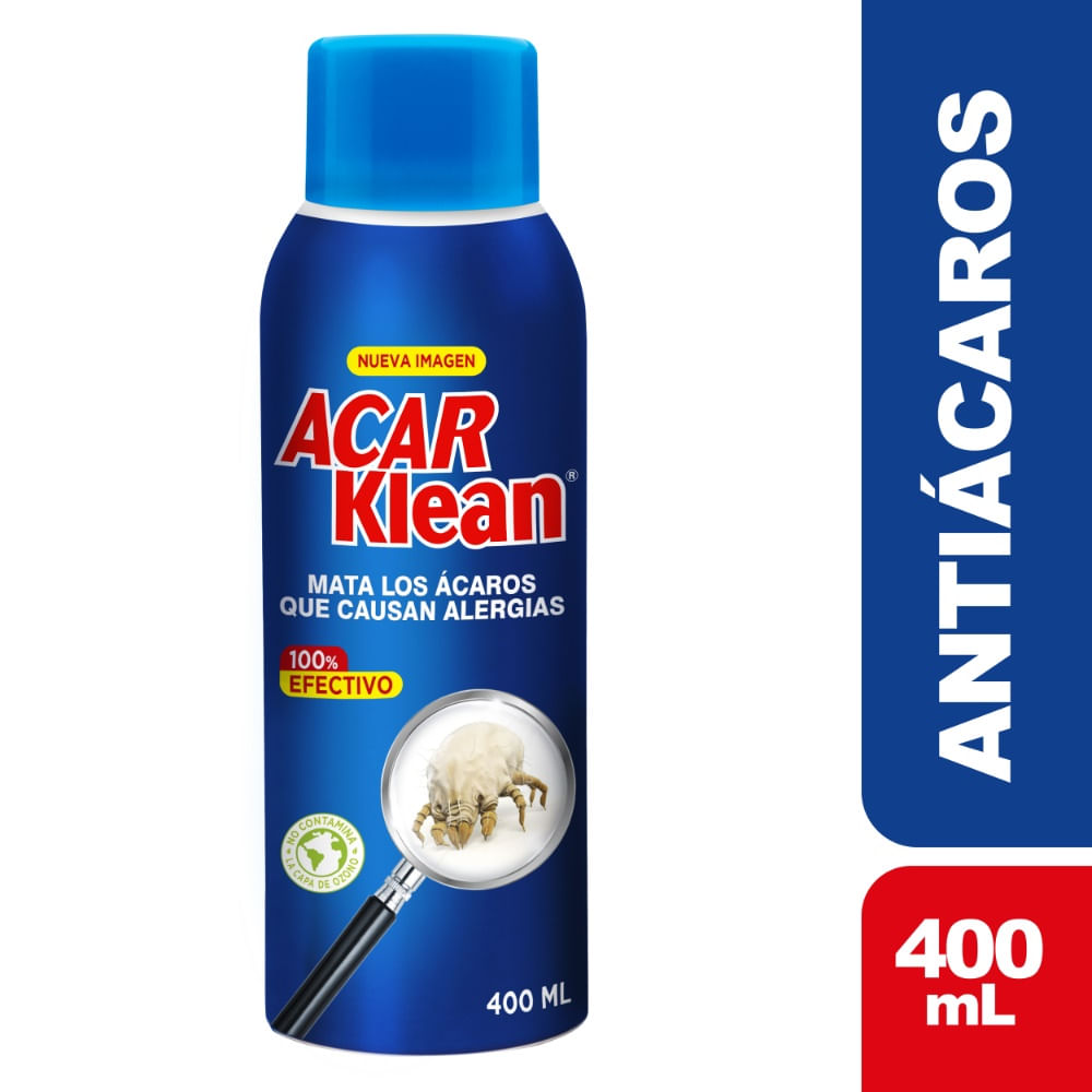ACAR KLEAN (ANTIACAROS) AEROSOL X 400ML.PC - Habib Droguerías &  Dermocosmética