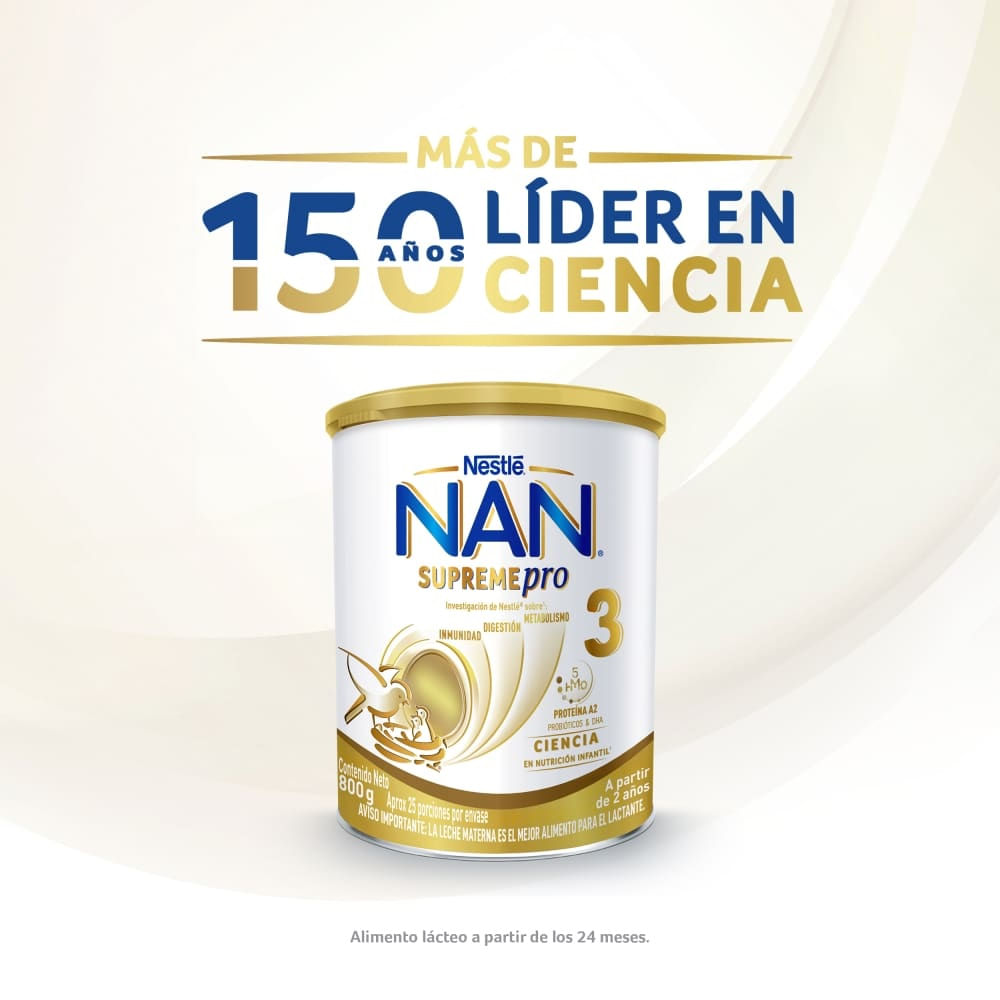 Ventajas de la leche de fórmula NAN Supreme Pro para bebés y lactantes